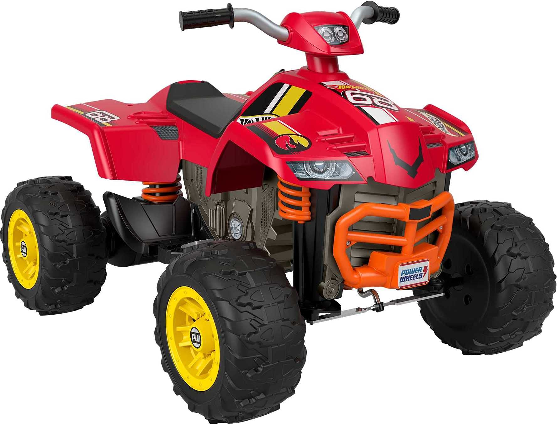 Hot Wheels Power Wheels Ride-On Toy ATV for Kids - Multi-Terrain Traction, Reverse Drive, Single Seat - Perfect for Outdoor Play & Backyard Adventures [Amazon Exclusive]