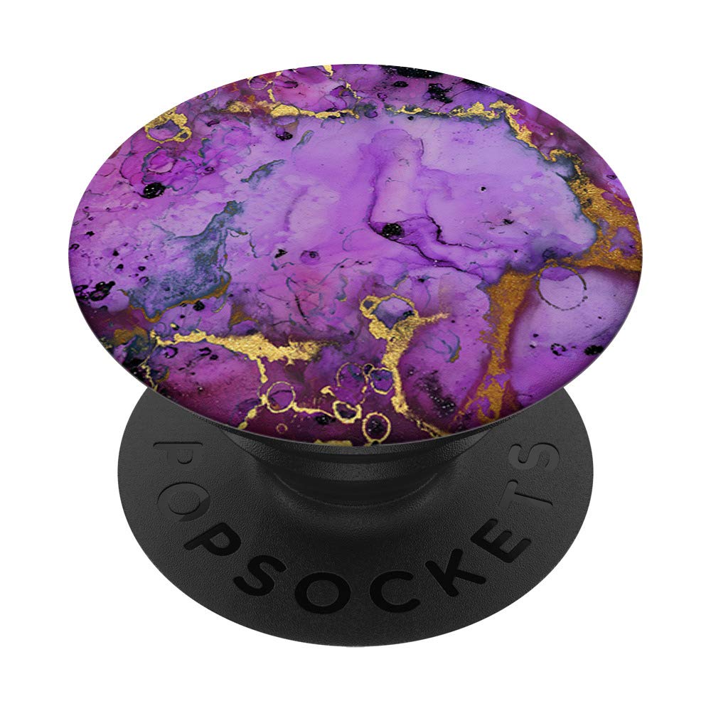 Lavender Watercolor PopSockets PopGrip PACJ0362 - Swappable Phone Grip for iPhone, Samsung & Tablets - Perfect for Work, Travel & Everyday Use