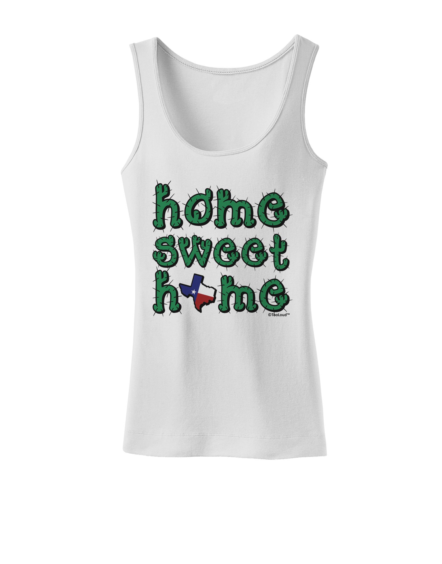 Texas Cactus & State Flag Women's Tank Top - Comfortable & Stylish Casual Wear for Summer Outings, Concerts & Patriotic Events