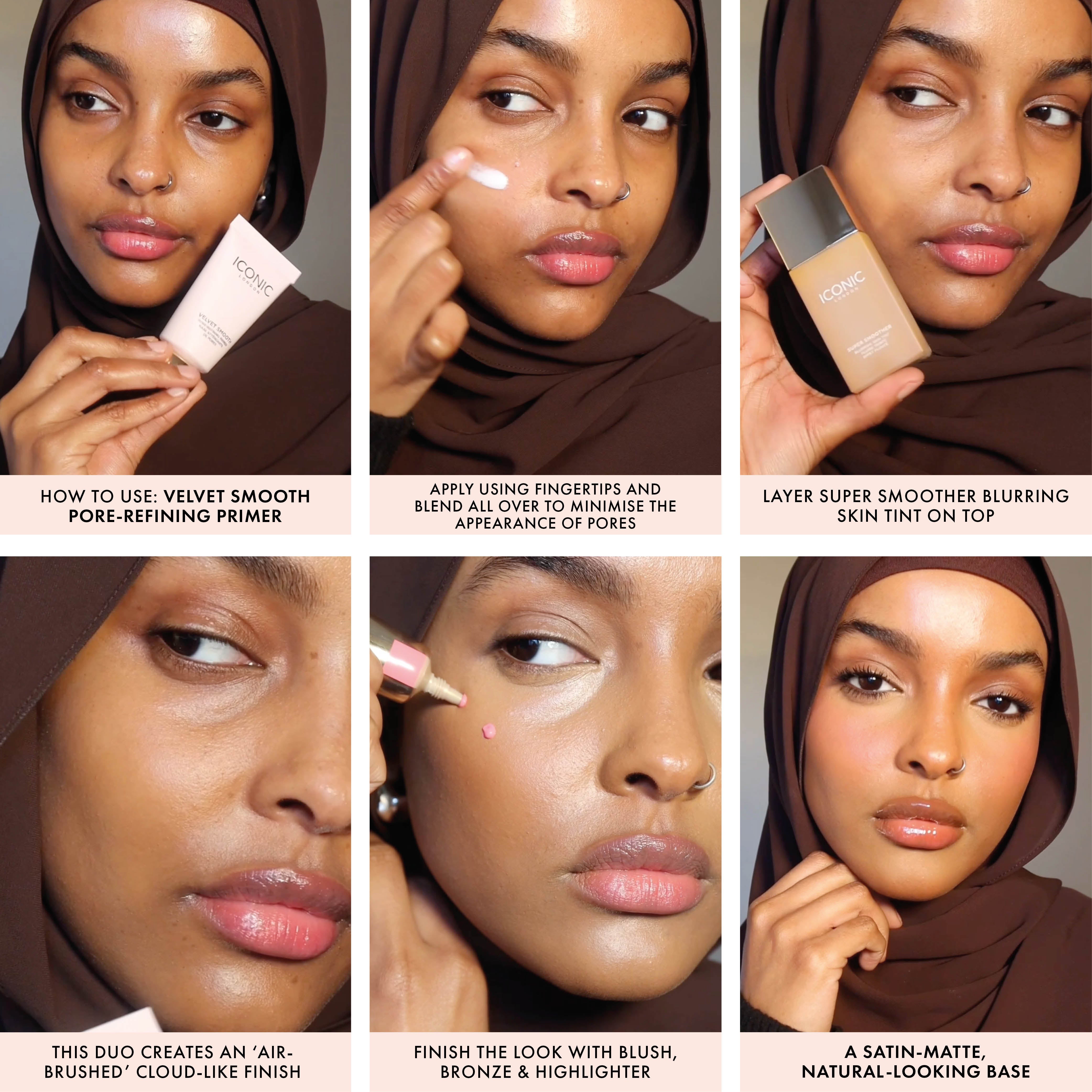 Velvet Smooth Pore Refining Primer - Oil Control & Flawless Makeup Base for Long-Lasting Foundation - Perfect for Daily Wear & Special Occasions