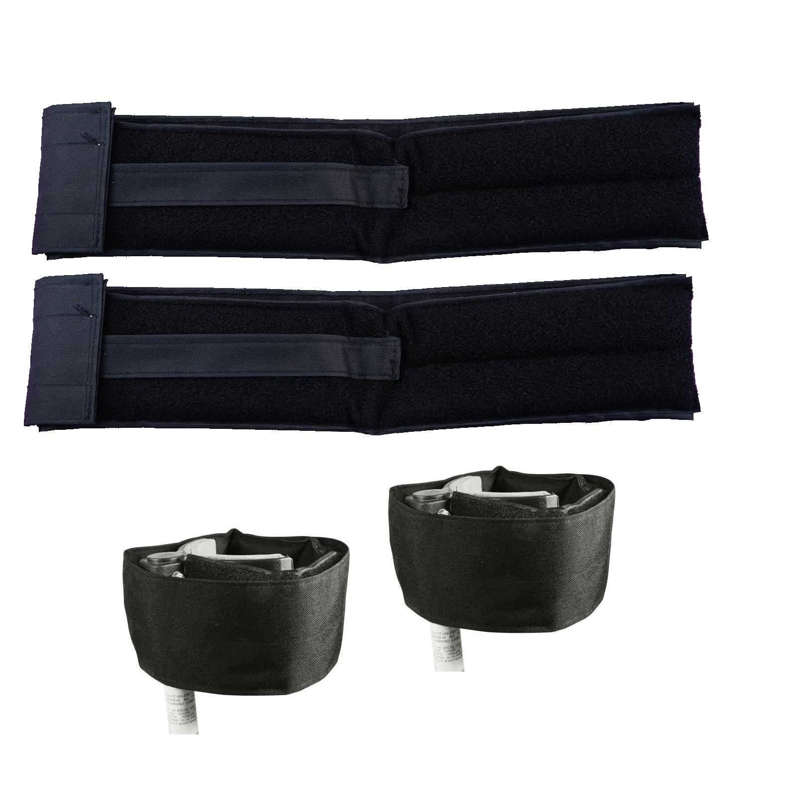 **Adjustable Drywall Stilt Straps - Wide Padded Leg Straps for Pressure Relief - Replacement Foot Straps Compatible with Most Drywall Stilts - Ideal for Construction, Painting & Ceiling Work**
