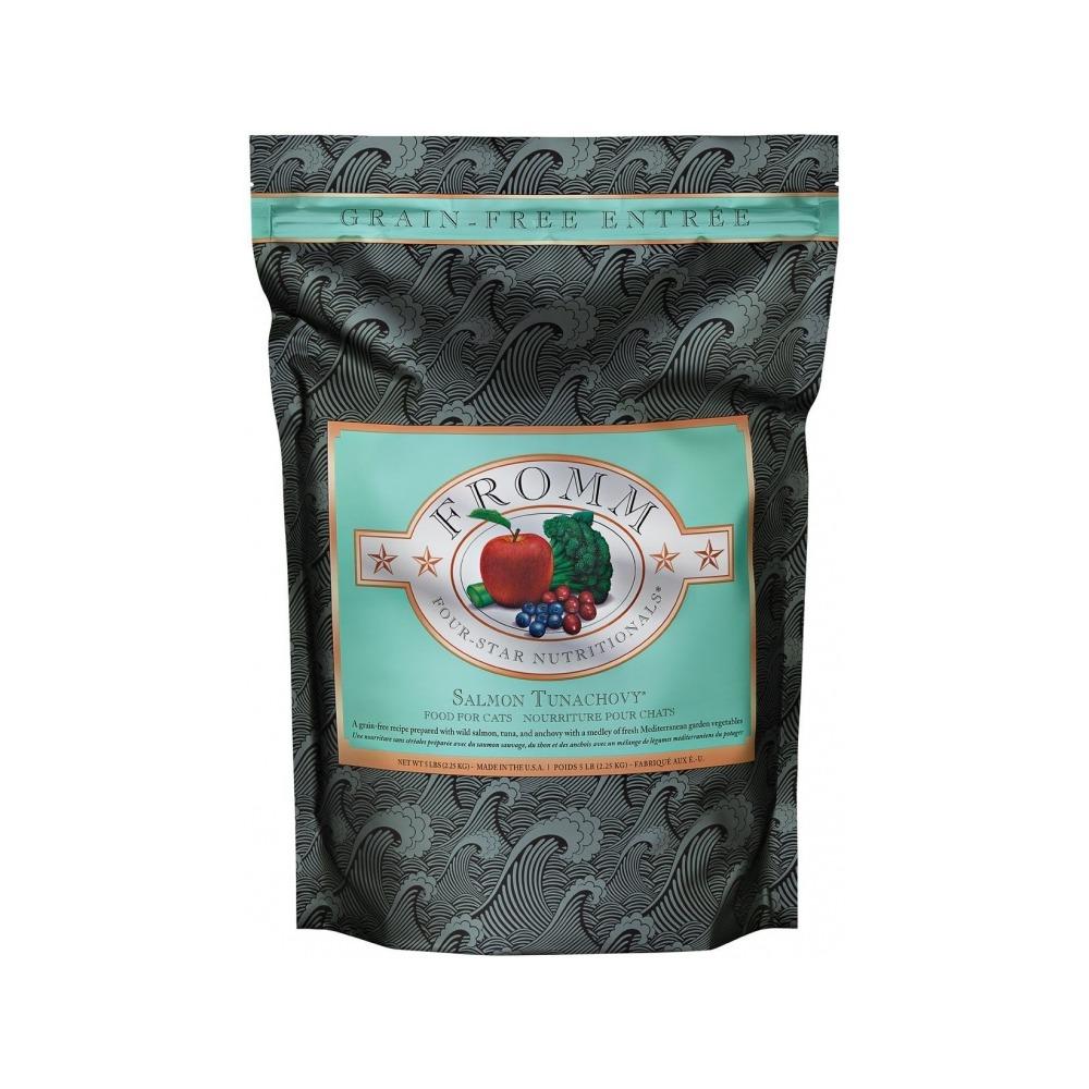 Premium Grain-Free Salmon & Tuna Dry Cat Food - High Protein, Natural Ingredients for Adult Cats - Perfect for Indoor & Outdoor Cats, Weight Management & Sensitive Stomachs