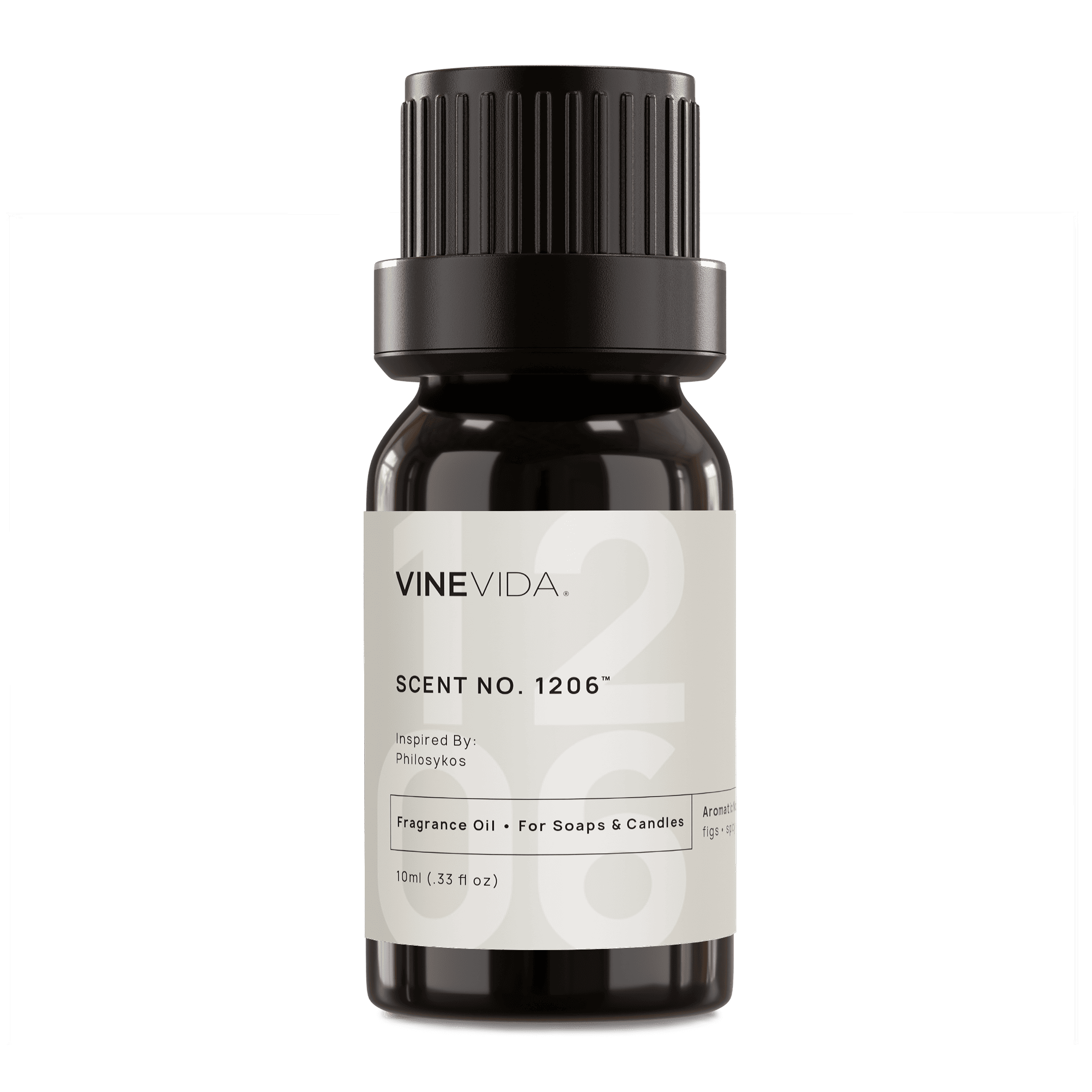 Premium No. 1206 Fig-Scented Fragrance Oil for Handmade Soaps, Candles & Diffusers - Inspired by Diptyque Philosykos - Perfect for Aromatherapy, Home Spa & Gift Giving