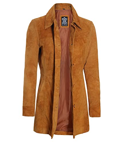 Kandis Leather Coat Women - Brown