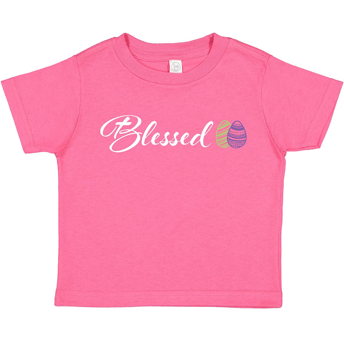 Easter Blessed Toddler T-Shirt with Eggs - Holiday Outfit