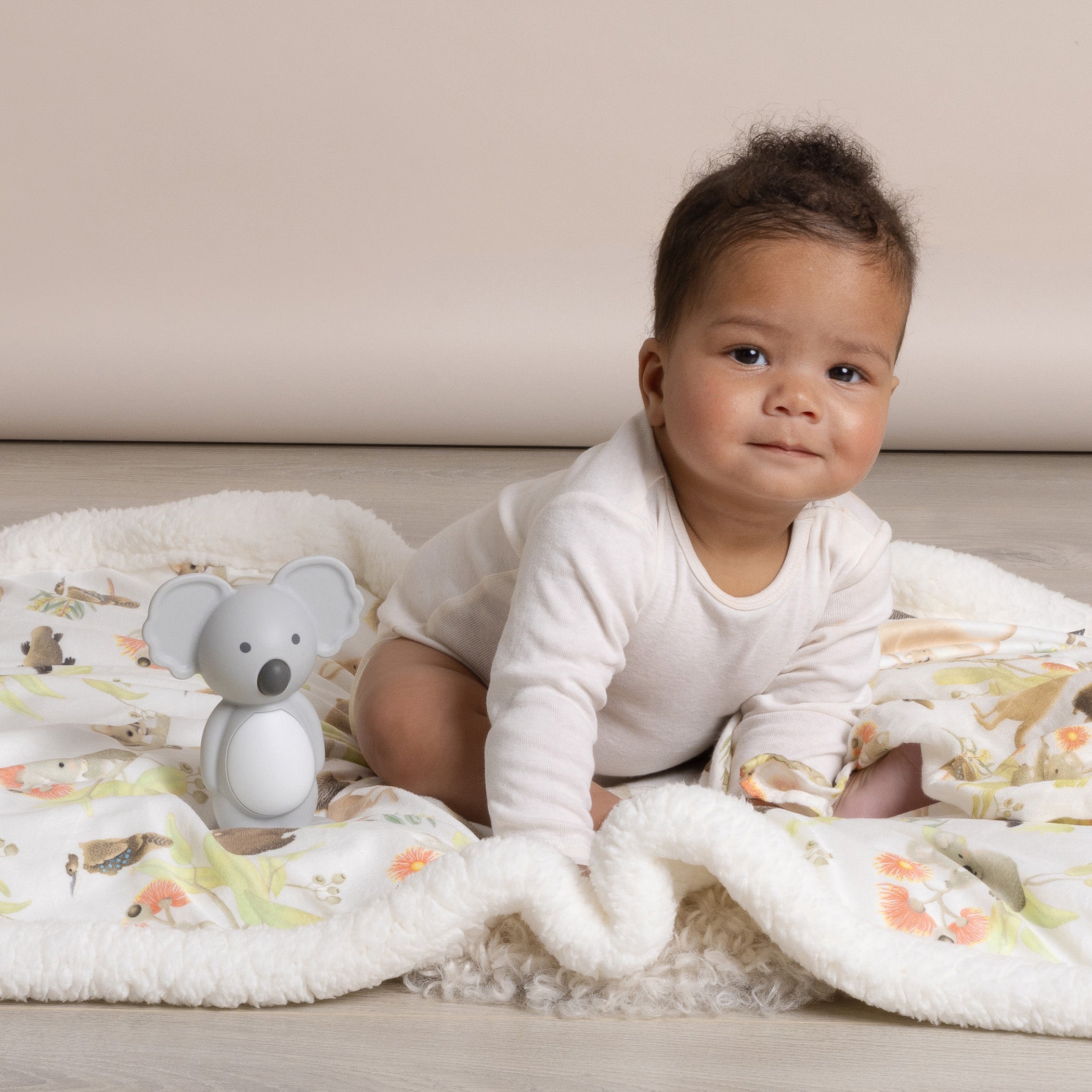 Aussie Animals Bubba Koala Silicone Teething Toy for Babies - Safe & Soft Grey Teether for Soothing Sore Gums - Perfect for Travel, Daycare & On-the-Go Parenting