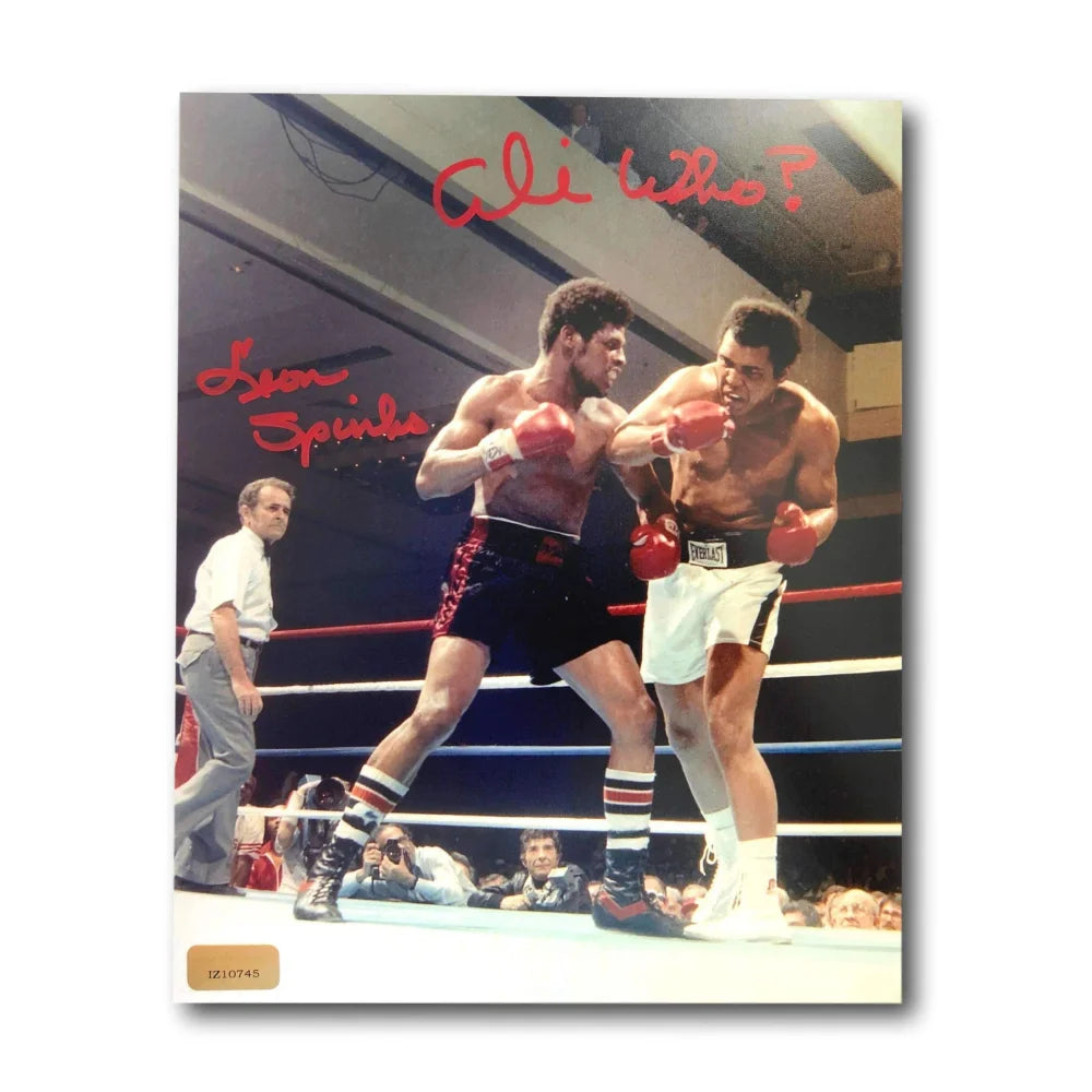 Leon Spinks Autographed 8x10 Photo - 