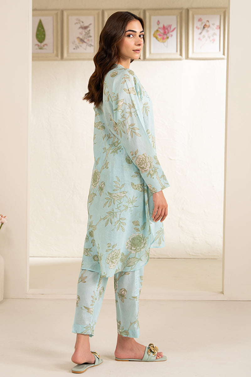 Lime Green 2-Piece Outfit Set for Women - Stylish Shirt & Comfortable Trousers - Perfect for Casual Wear, Office, and Summer Outings