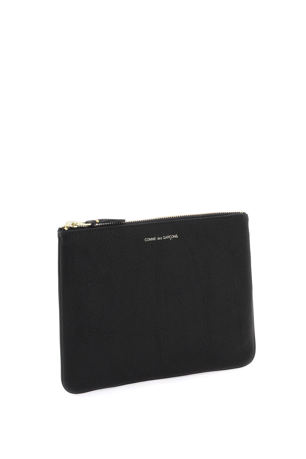 Comme des Garçons Classic Leather Wallet Pouch for Men & Women - Stylish & Durable Slim Card Holder for Everyday Use, Travel & Gifts