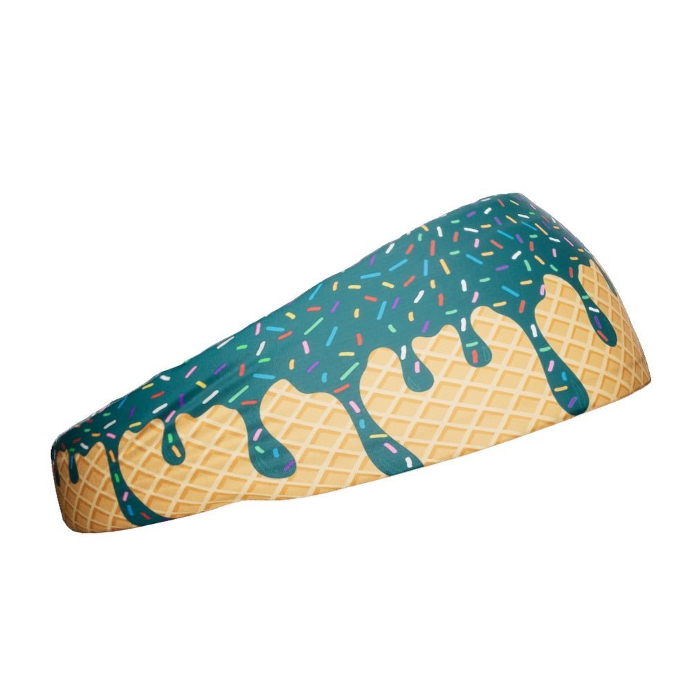 Stylish Teal Ice Cream Headband for Women - Soft & Comfortable Hair Accessory for Parties, Costumes & Everyday Wear