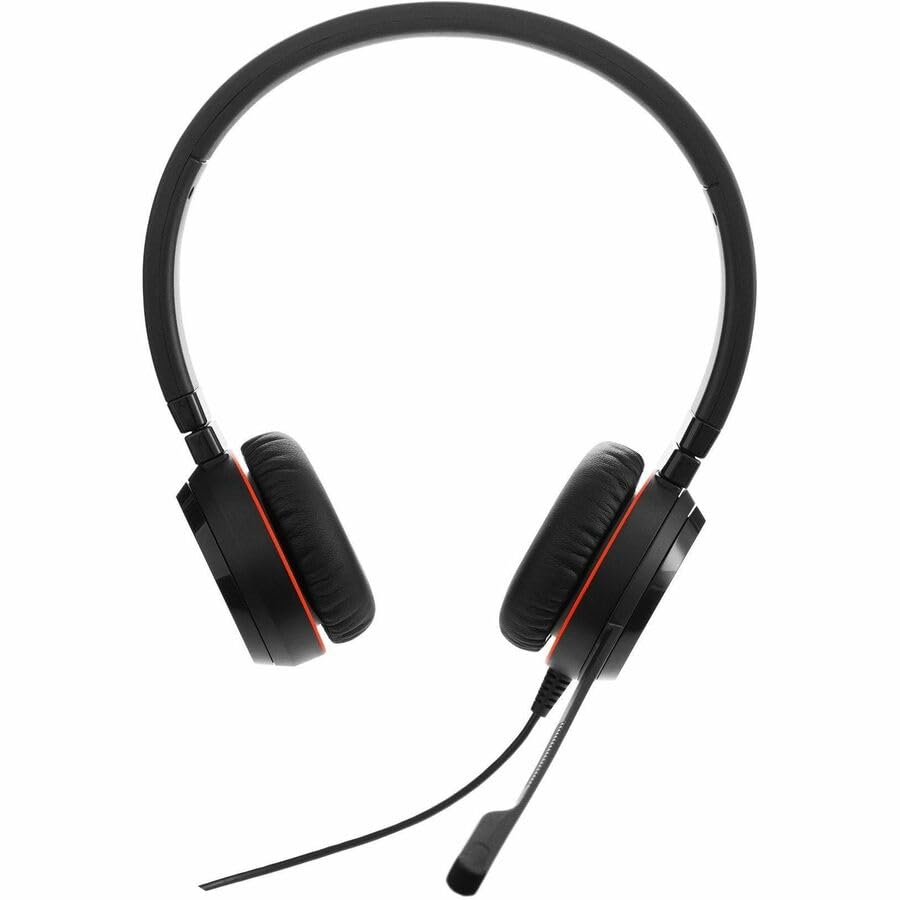 Jabra Evolve 30 II UC-Optimized Wired Stereo Headset with 3.5mm Jack/USB - Premium Sound for Calls & Music - All-Day Comfort Office Headphones - Perfect for Remote Work, Call Centers & Video Conferencing