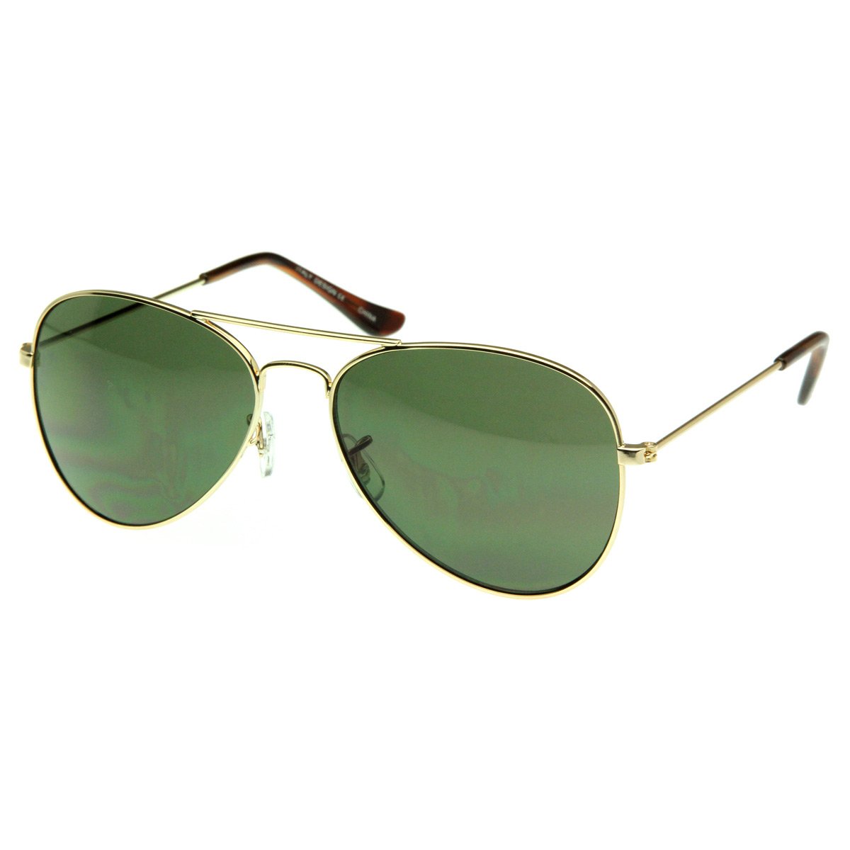 ZeroUV Mirrored Aviator Sunglasses - Silver Metal Frame UV Protection - Perfect for Driving, Beach & Outdoor Activities