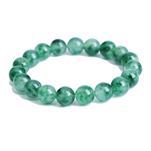 Natural Green Grass Jade Bracelet