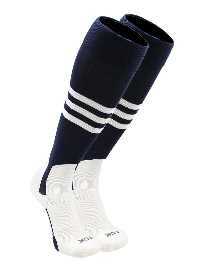 TCK Baseball Stirrup Socks with Stripes Pattern - Comfortable Athletic Socks for Baseball Players - Perfect for Training, Games & Sports Performance