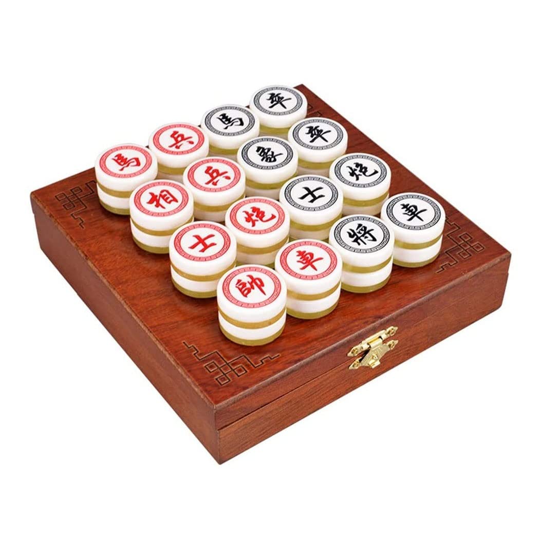Portable Chinese Chess Set - Traditional Xiangqi Game for 2 Players | Classic Strategy Board Game for Travel & Education | Intellectual Development & Family Fun | Perfect for Gifts, Classroom Learning, and Cultural Exchange