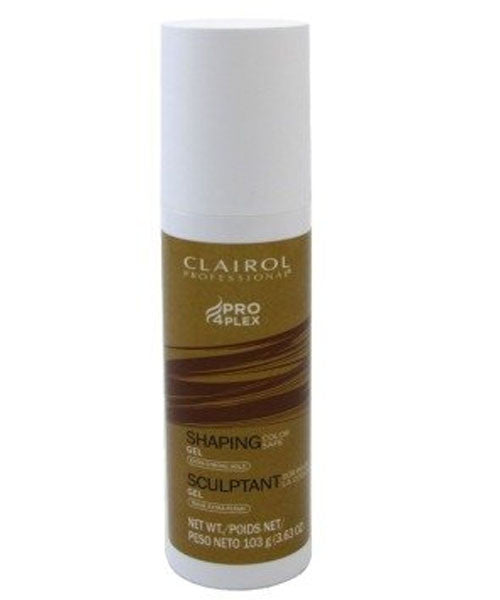 Clairol Pro 4Plex Shaping Gel - 3.63 oz | Professional Styling Gel for Strong Hold & Shine | Perfect for Curly Hair, Waves & Updos - Salon Quality Hair Styling at Home