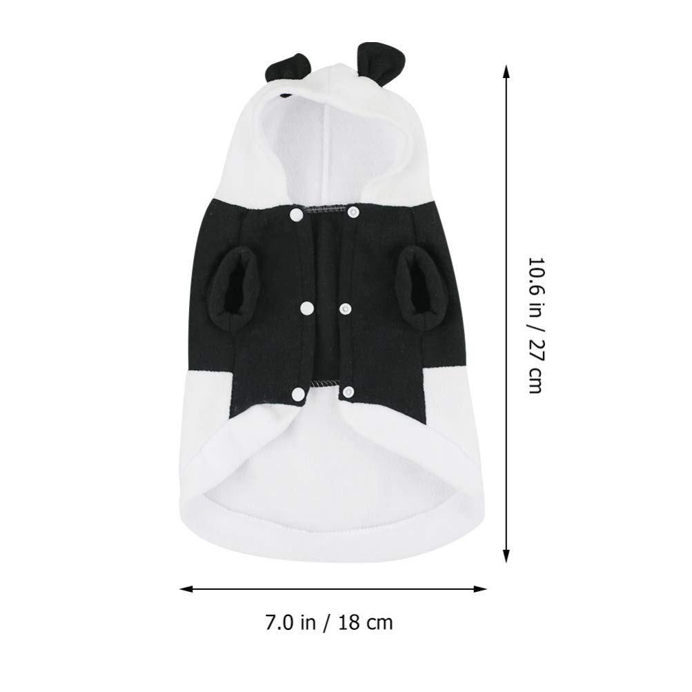 1pc Panda Pet Costume - Warm Winter Dog & Cat Clothes, Halloween Cosplay Outfit, Cute Bodysuit Jumpsuit for Small Pets - Perfect for Cold Weather, Costume Parties & Photo Shoots