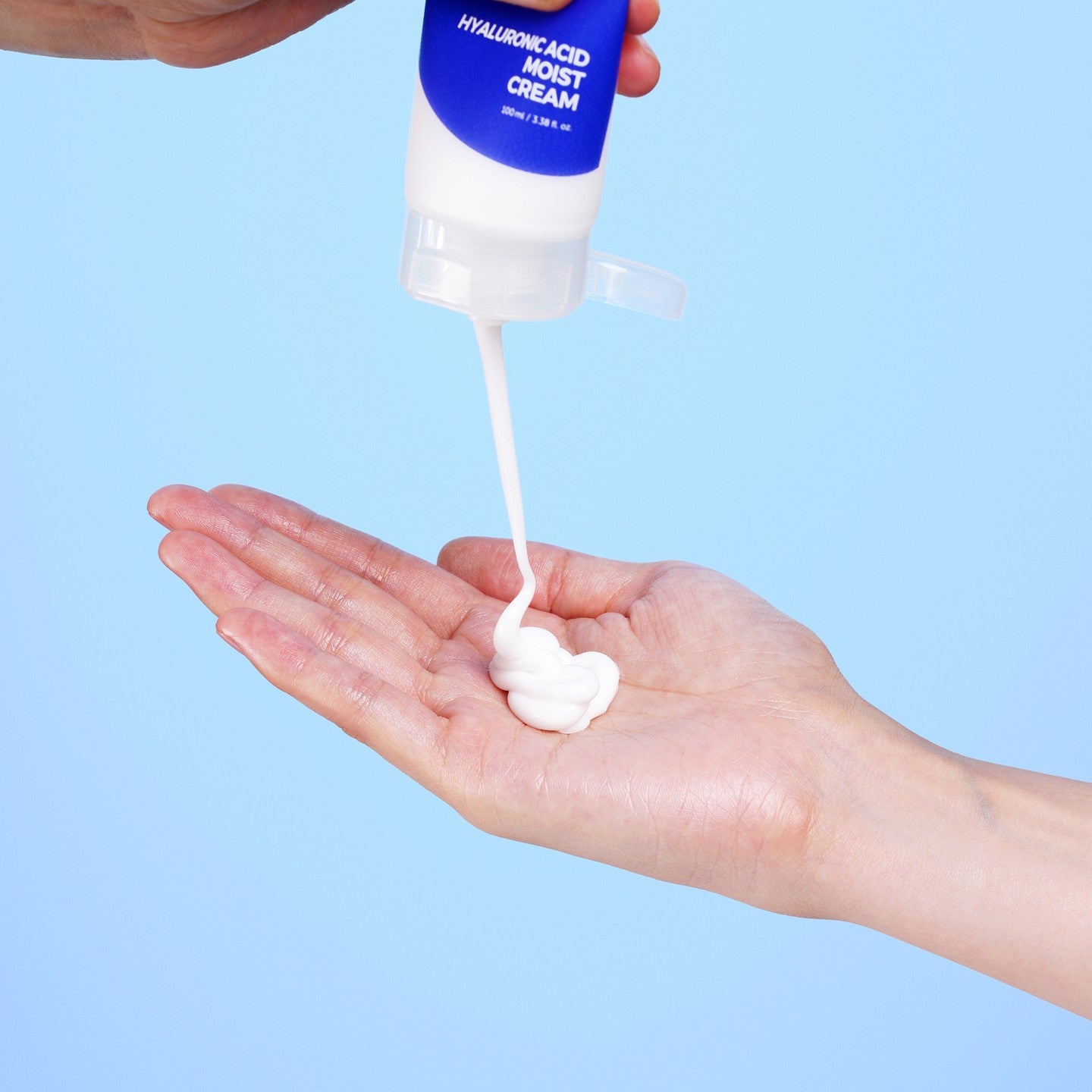Isntree Hyaluronic Acid Moisturizing Cream 100ml - Deep Hydration for Dry Skin, Day & Night Face Moisturizer for All Skin Types