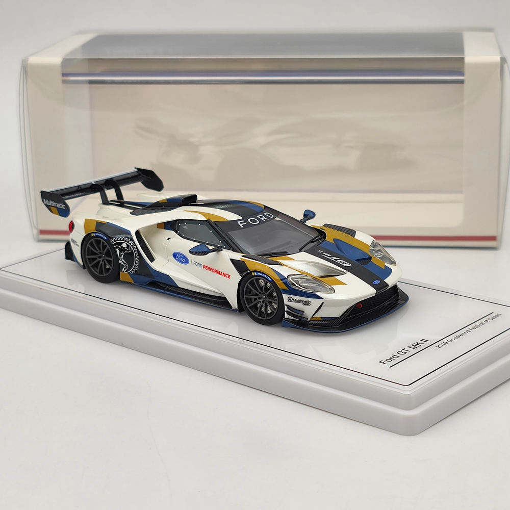 1/43 Scale TSM Ford GT MK II 2019 Goodwood Festival of Speed Resin Model Car - TSM430542 - Collectible Diecast Toy Gift for Car Enthusiasts & Display for Home/Office Decor