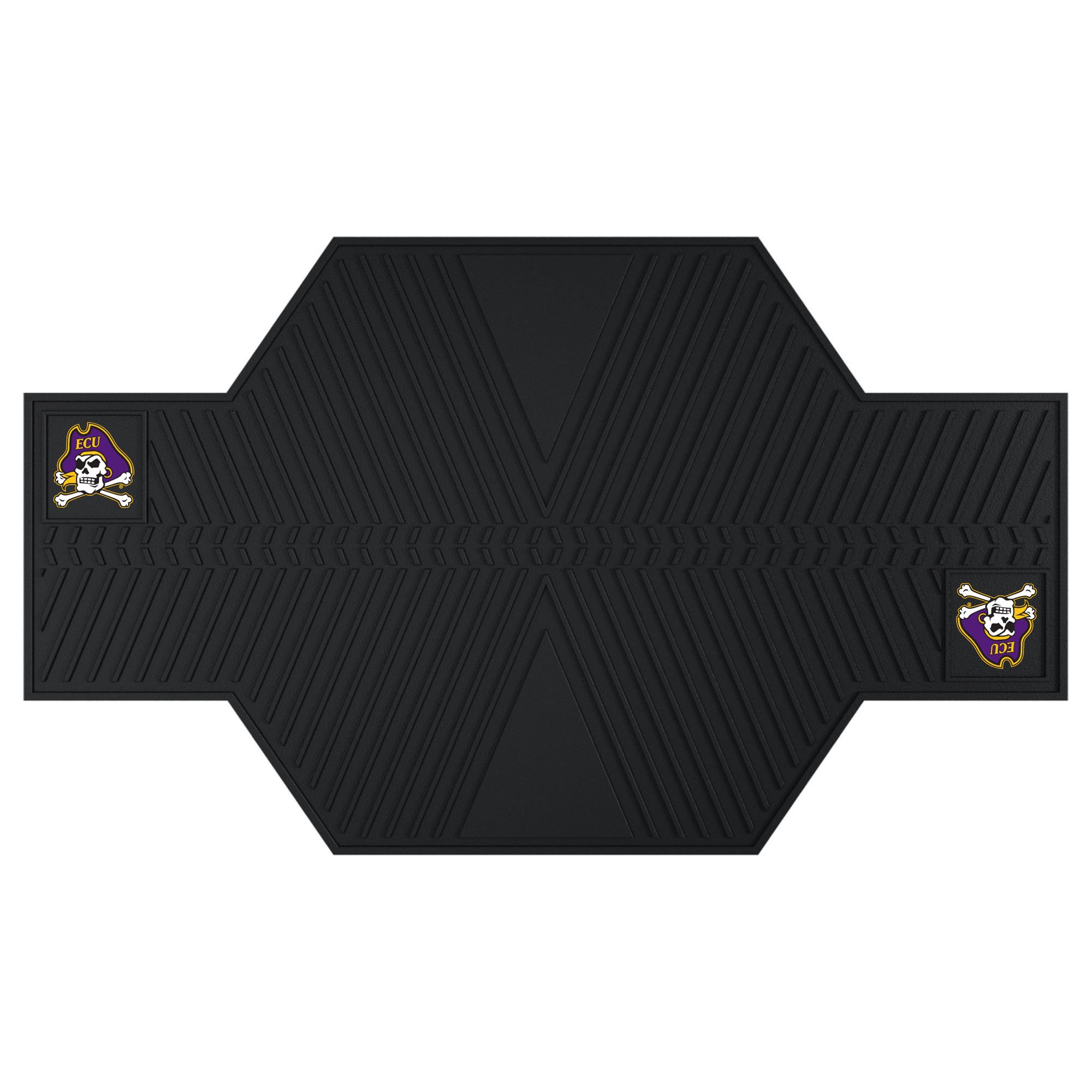 FANMATS NCAA Unisex Motorcycle Floor Mat - Non-Slip Durable Rubber Doormat for Bikes, Garages & Entryways - Perfect for Motorcycle Enthusiasts & Sports Fans
