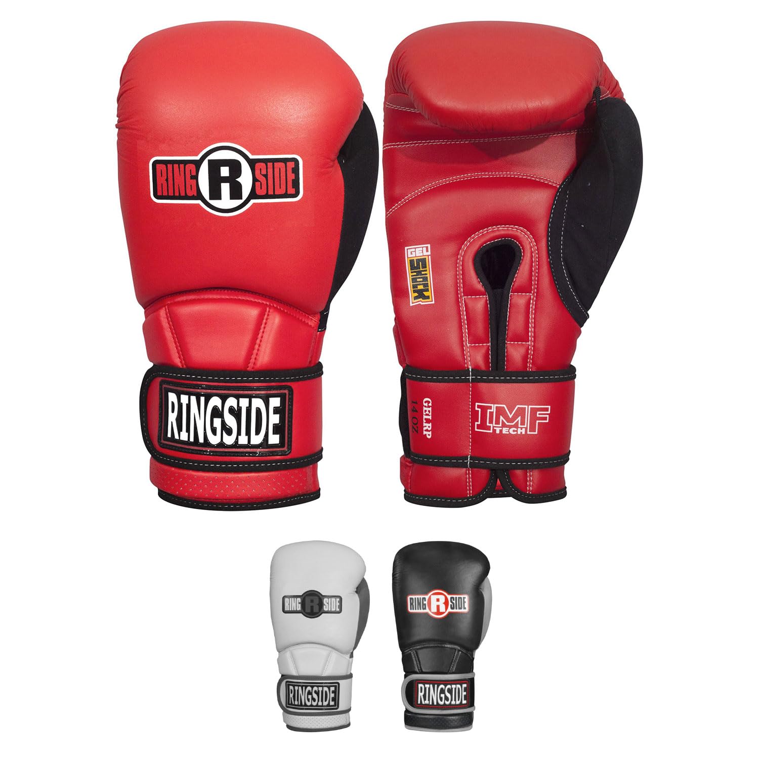Ringside Gel Shock Safety Boxing Sparring Gloves - Premium Training & Competition Gloves for Men & Women - Ideal for MMA, Kickboxing & Heavy Bag Workouts