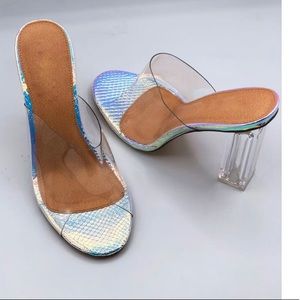 Rebecca Women's Holographic High Heels - Shiny Party Shoes for Evening Events, Prom, Weddings & Night Out (Available in Multiple Colors)