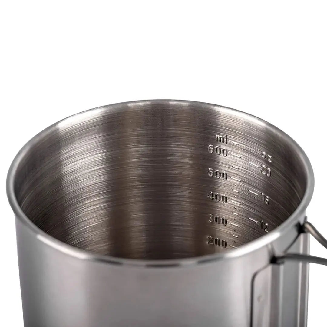 Petromax Camping Stove Cup - Durable Stainless Steel Outdoor Cooking Pot for Backpacking, Hiking & Survival Gear - Perfect for Boiling Water & Cooking Meals in the Wild