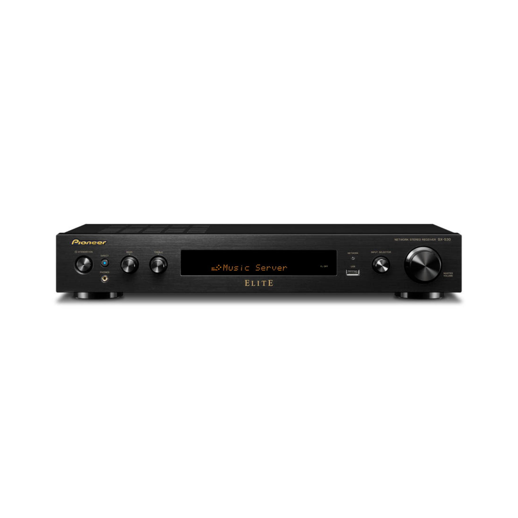 Pioneer Elite SX S30 Network Stereo Receiver - Hi-Fi Audio System with Wireless Streaming, 4K HDMI, Dolby Atmos - Open Box Clearance - Perfect for Home Theater & Music Listening