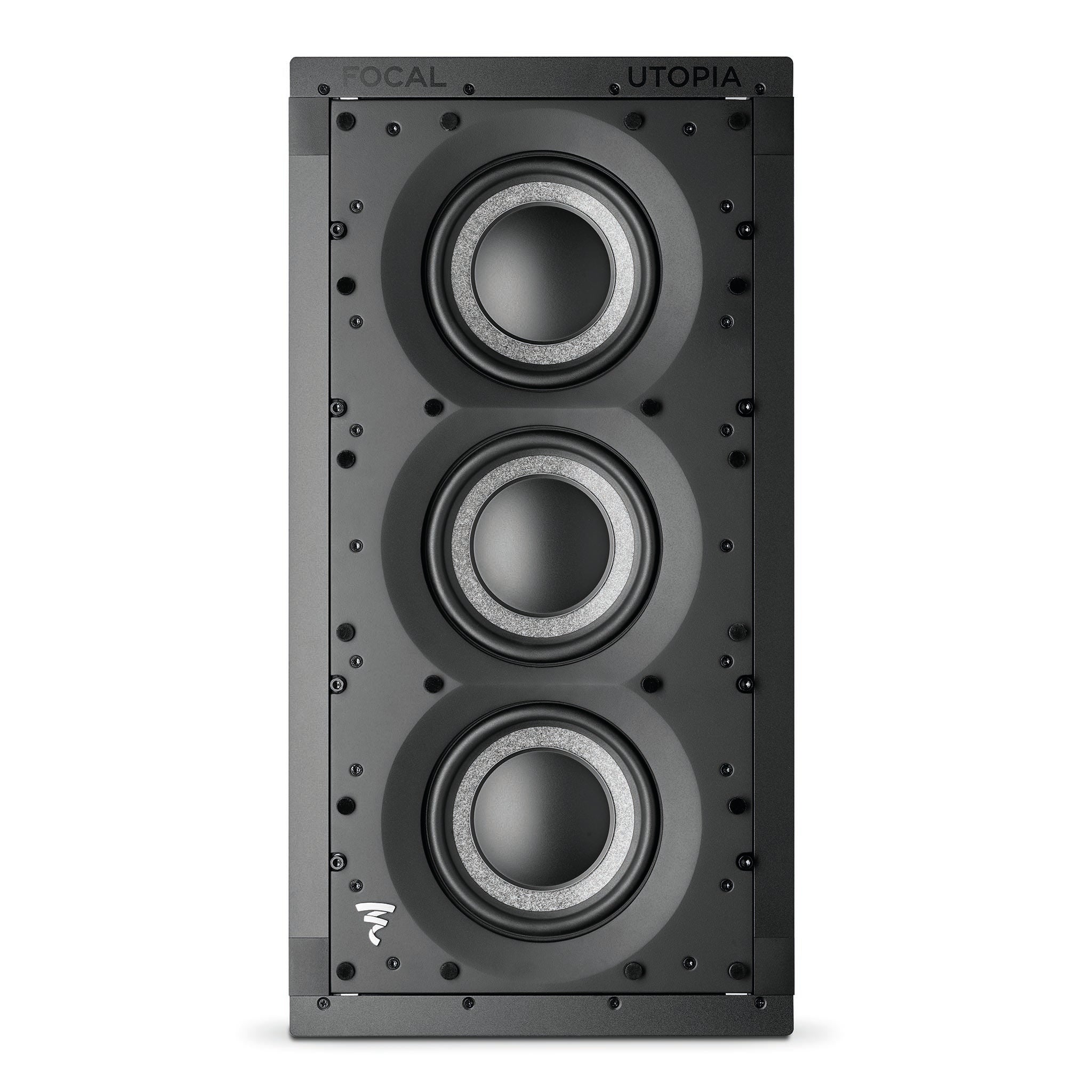 Focal 1000 IWSUB Utopia In-Wall Subwoofer - High-End Home Theater Audio System for Immersive Movie & Music Experience (Each)