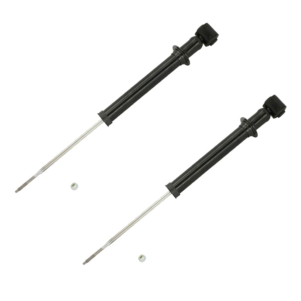 New Pair Rear Excel-G Shocks Struts for Saab 9-5 1999-2005 - BuyAutoParts 77-61760AO - Improve Ride Comfort & Stability for Daily Commute & Road Trips