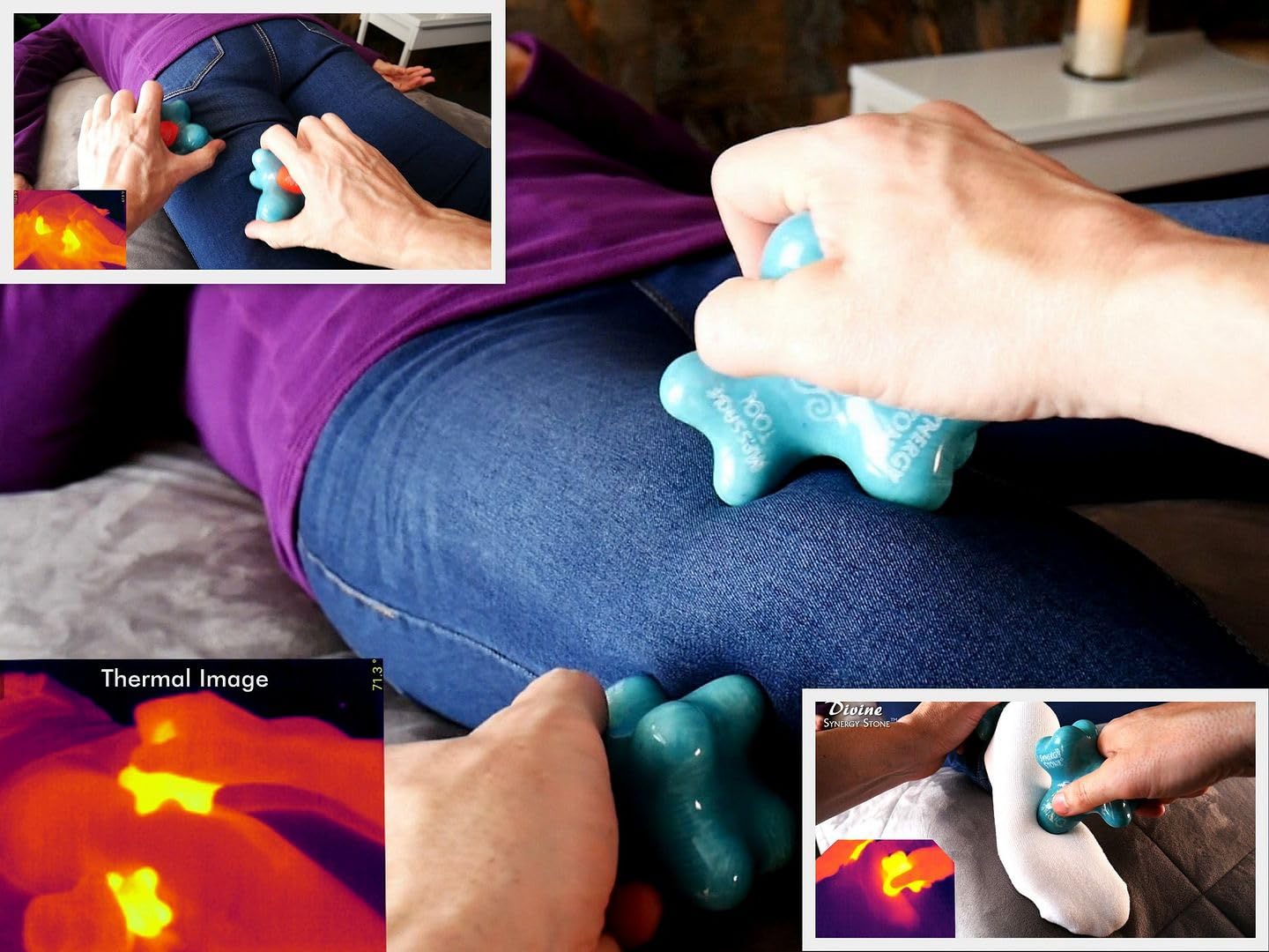 Premium Basalt Black Hot Stone Massage Set of 2 - Professional Therapeutic Tools for Deep Muscle Relaxation & Pain Relief - Includes Free YouTube Training Videos - Perfect for Spa, Home Use & Professional Therapists