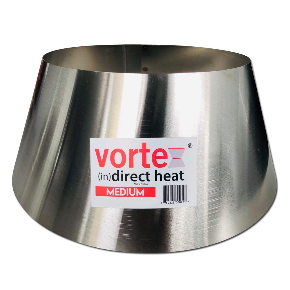 Vortex Heat Diffuser for Charcoal Grills - Medium Size Compatible with Weber Kettle 22