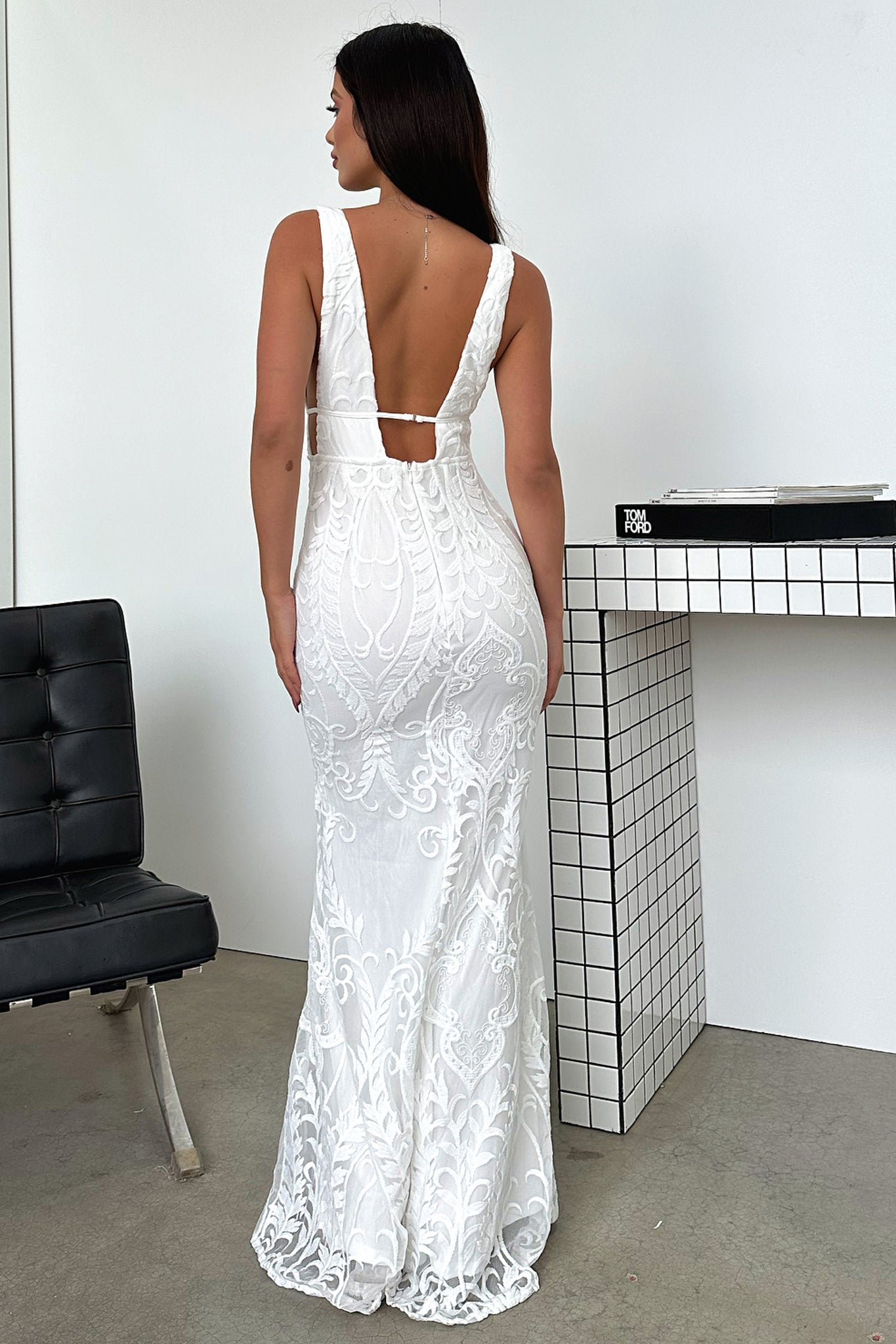 Kaia Maxi Dress for Women - Elegant White Long Summer Dress with Flowy Skirt | Perfect for Beach, Vacation, and Casual Outings