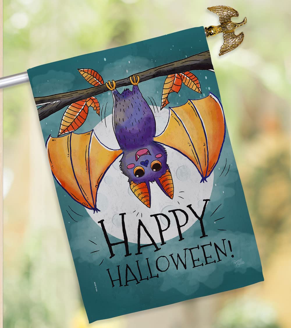 Happy Halloween Bat Flag 28