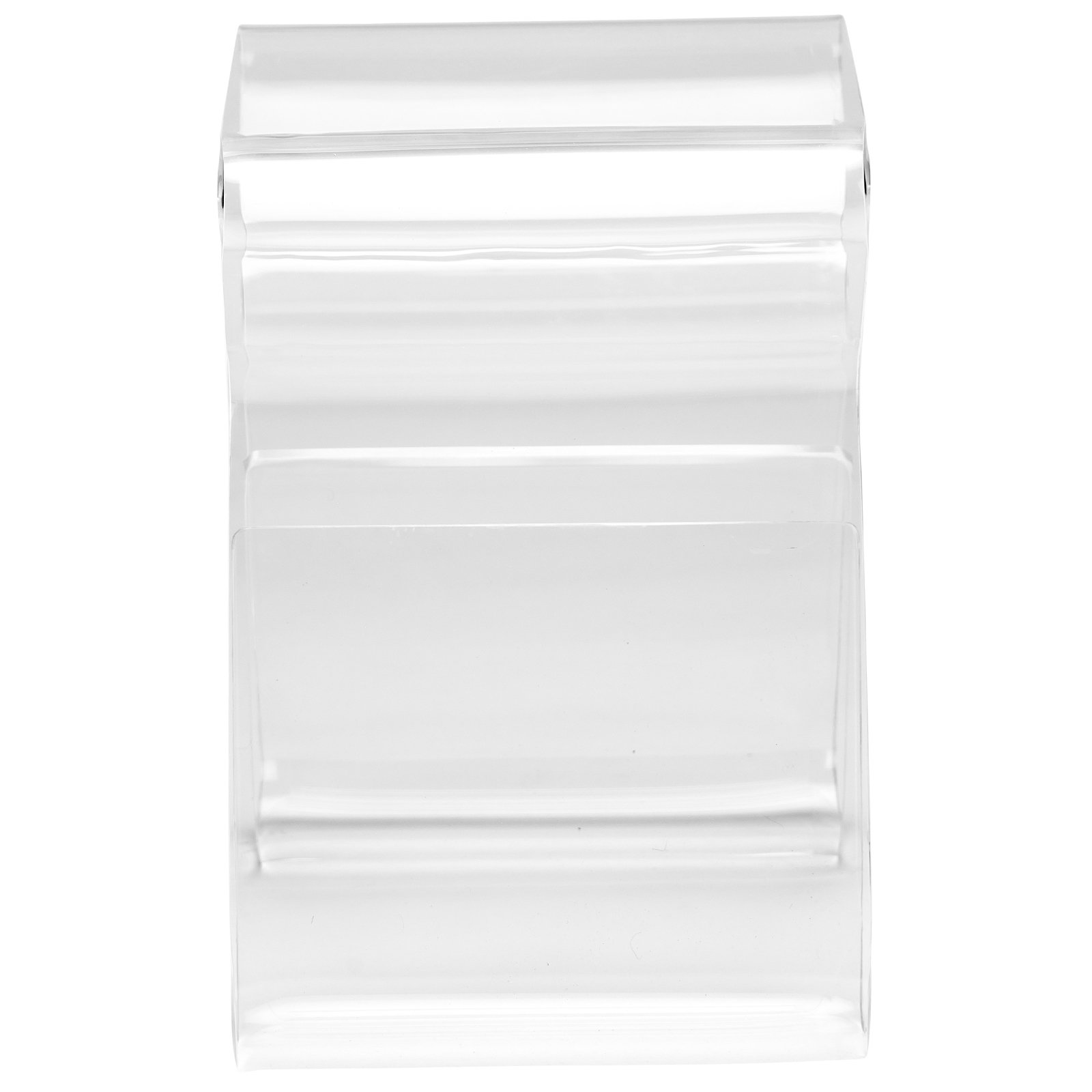 EdgeMod Mag End Table - Clear Acrylic Modern Side Table for Living Room, Bedroom, or Office - Perfect for Small Spaces, Nightstands, and Home Decor