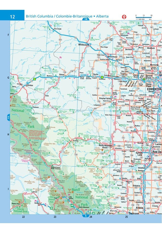 MapArt Canada Road Atlas 2024 Edition - Detailed & Updated Maps for Road Trips, Travel, and Adventure Across Canada