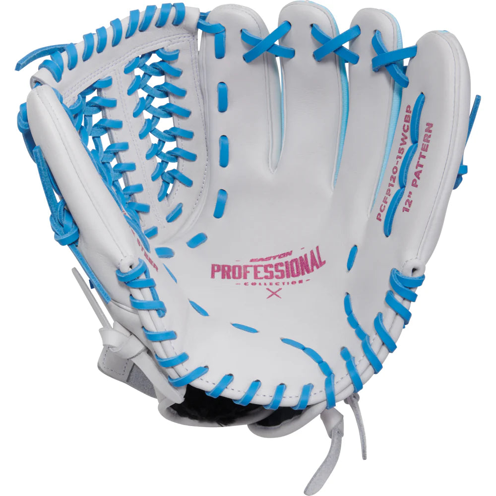 Easton Professional Collection Color 2.0 Splash Infield Fastpitch Softball Glove - 12 Inch for Women & Youth Players - Perfect for Competitive Games & Practice Sessions