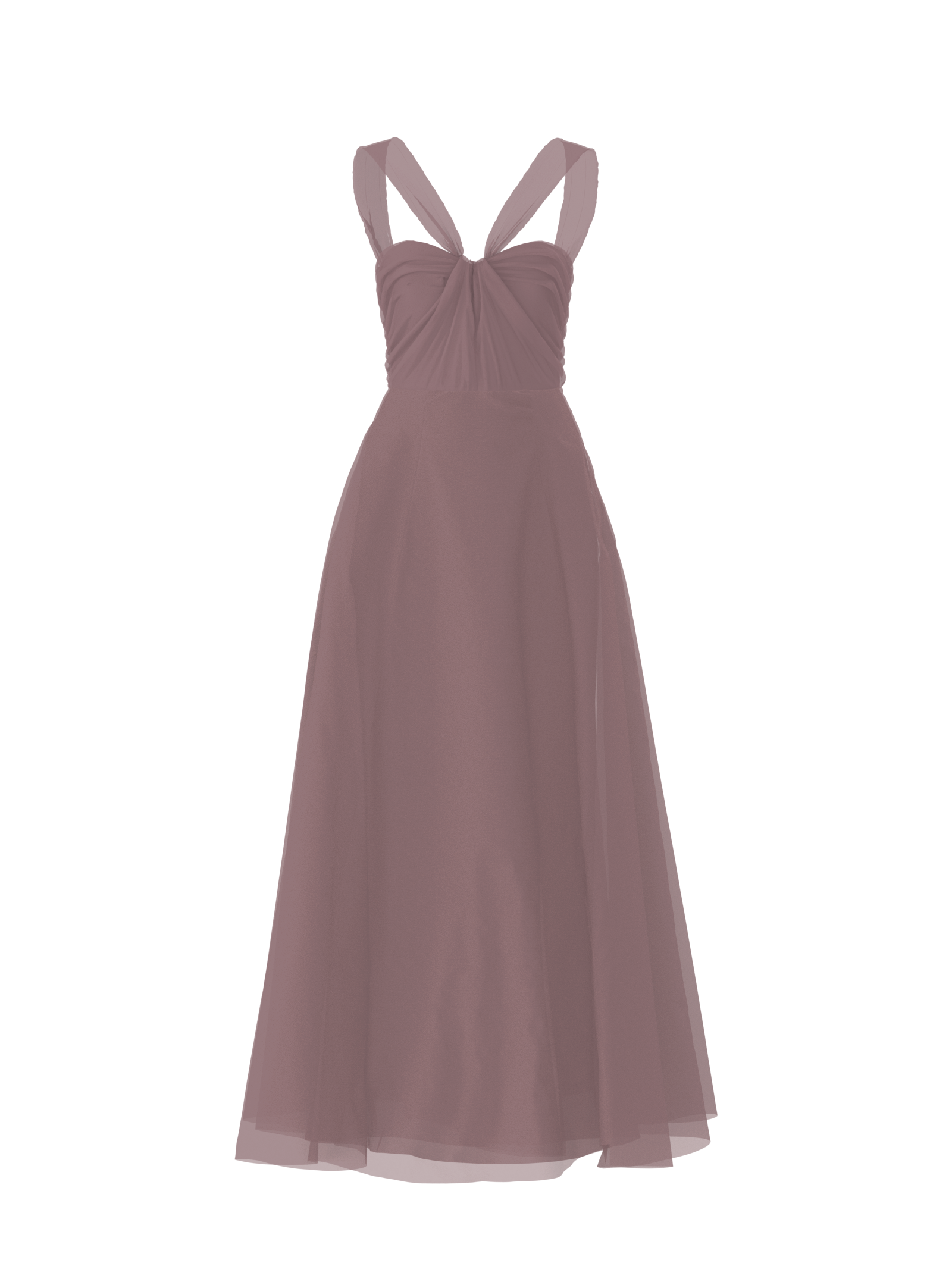 Elegant Cerisa Bodice and Skirt Set in Mauve - Perfect for Weddings, Prom, and Formal Events