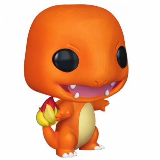 Funko Pop Vinyl Figure - Pokemon Charmander Collectible with Pop Box Protector Case | Perfect for Display, Gifts & Anime Collections