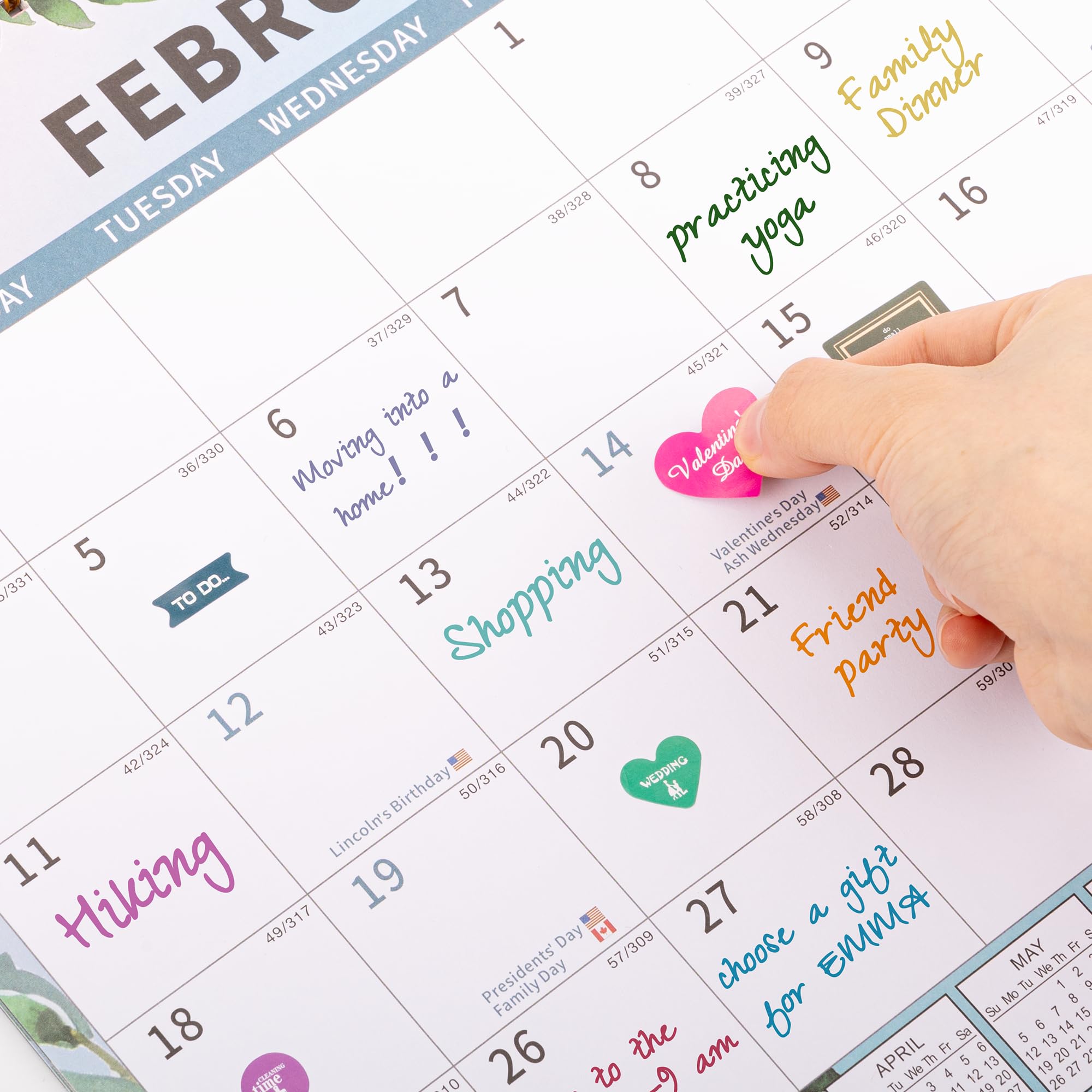2024-2025 Magnetic Refrigerator Calendar Planner - 15