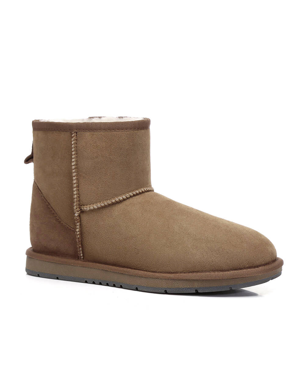 Men's UGG Classic Luxe Mini Boots - Genuine Sheepskin Winter Boots for Men | Cozy & Waterproof Snow Boots for Cold Weather, Hiking & Outdoor Activities