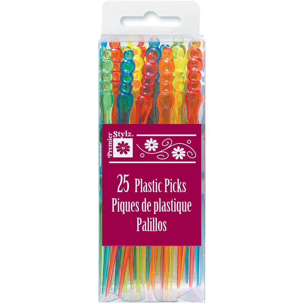 Mini Plastic Cocktail Forks - 25 Pack | Disposable Appetizer Forks for Parties, Weddings & Events | Durable & Elegant Small Plastic Forks for Desserts, Canapés & Hors d'oeuvres