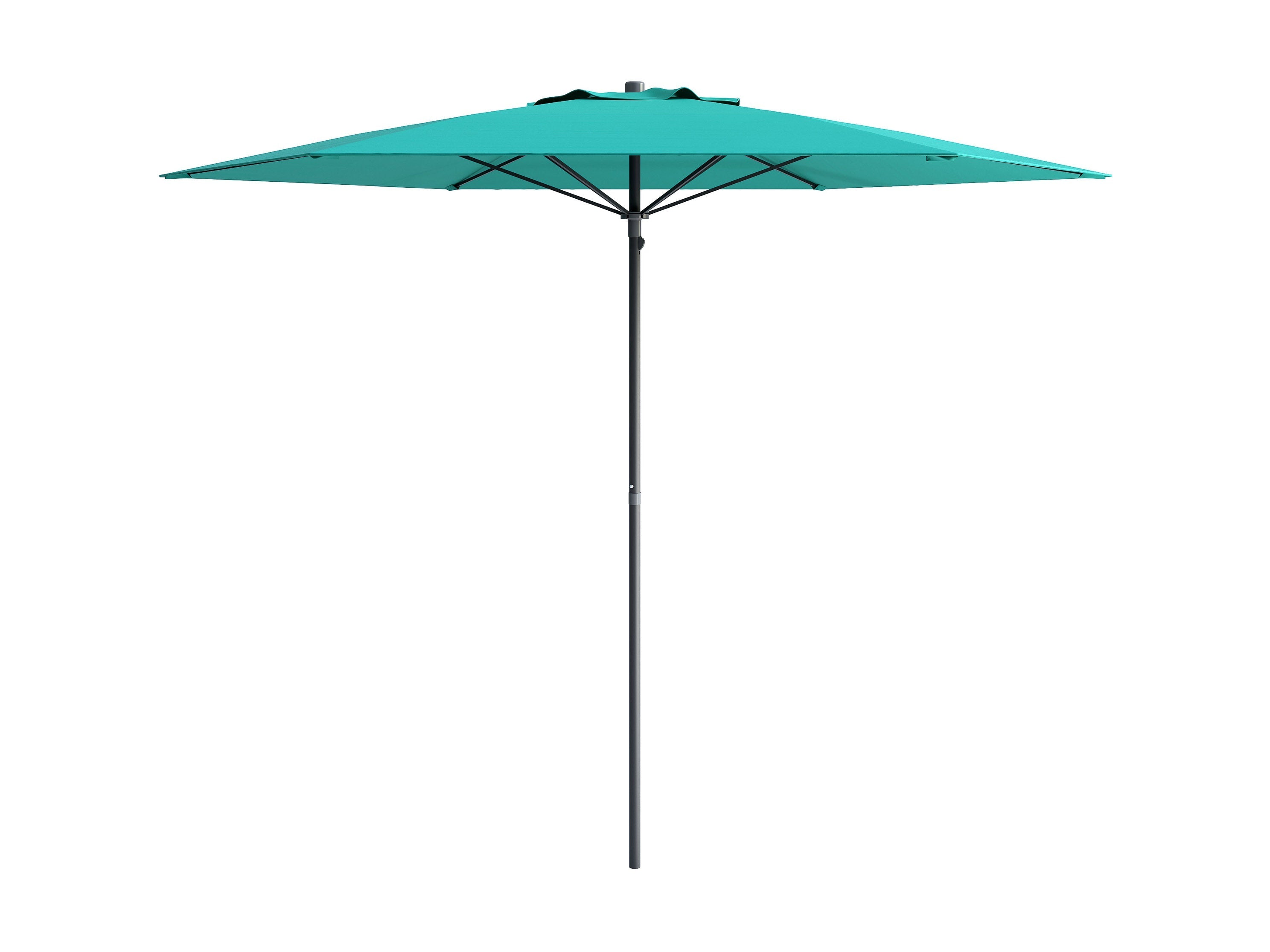 7.5ft Turquoise Beach Umbrella - UV Protection, Windproof, Portable for Outdoor, Sand Anchor - Perfect for Pool, Beach, Picnics & Backyard Relaxation