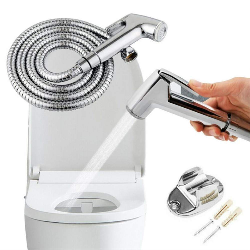 ABS Handheld Bidet Sprayer Set - Easy Install Toilet & Pet Cleaning Hose for Bathroom & Diaper Wash