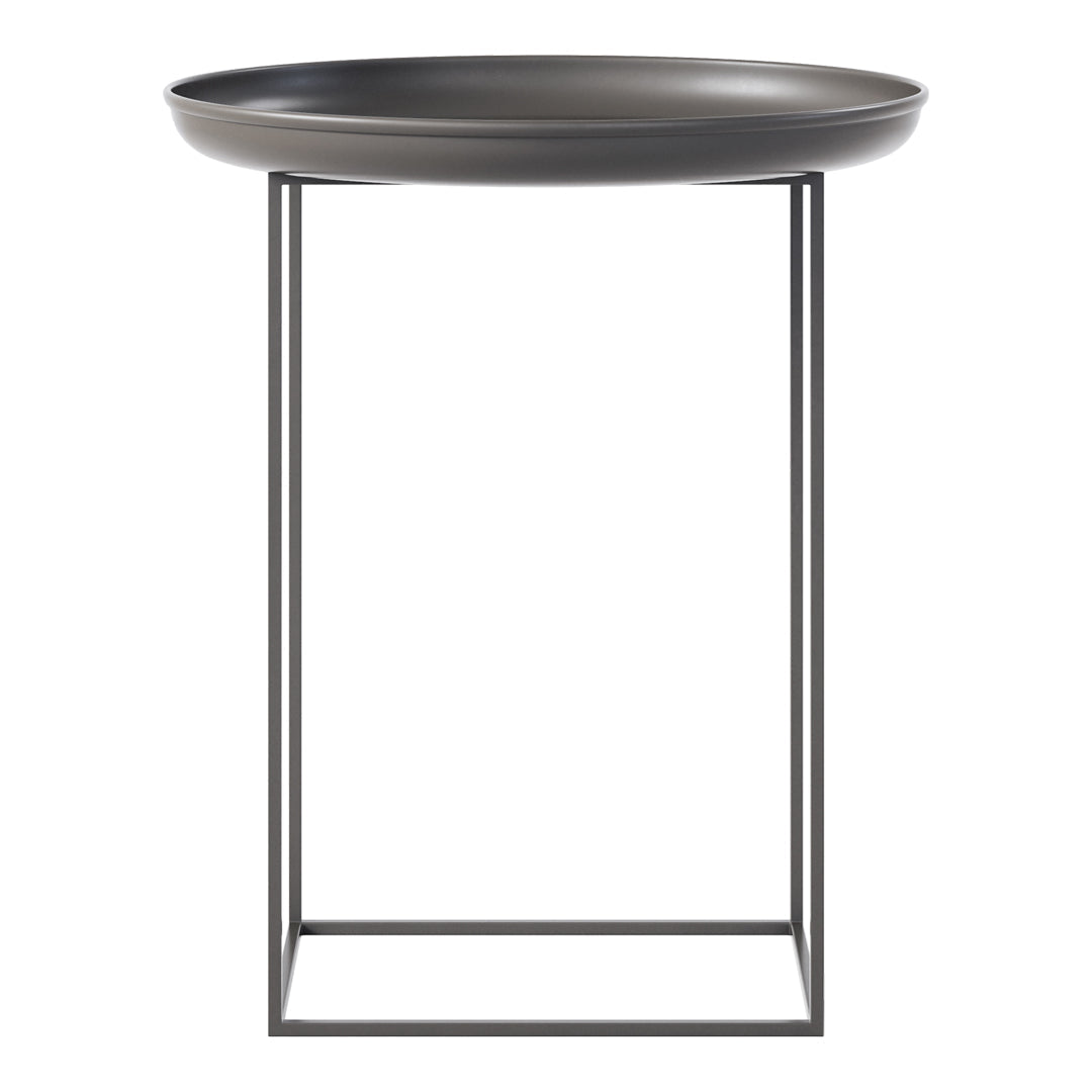 Nørr11 Design House Duke Side Table - Modern Scandinavian Coffee Table for Living Room, Bedroom & Office - Stylish End Table with Wooden Frame & Metal Legs - Perfect for Home Decor & Small Spaces