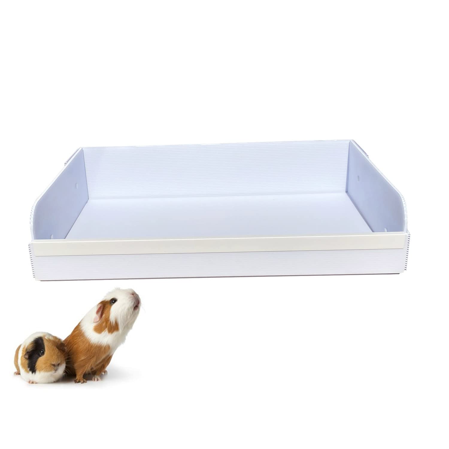 Guinea Pig Litter Box for C&C and Midwest Cages - Kitchen Area Accessory to Keep Small Pet Cage Clean & Tidy | Perfect for Indoor Guinea Pig Habitat Setup