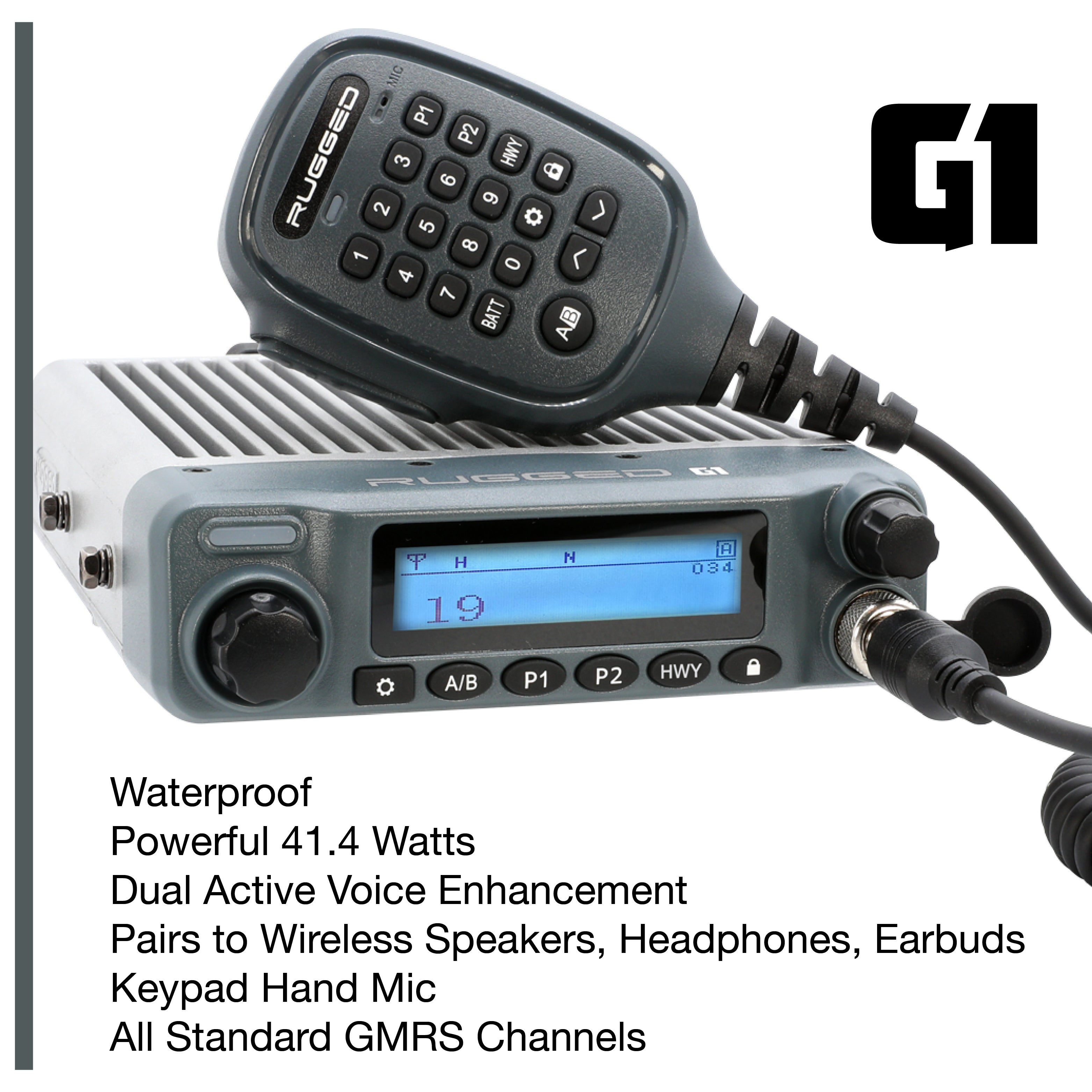RAM TRX Two-Way Radio Kit - Long Range Walkie Talkies for Outdoor Adventures, Camping, Hiking & Emergency Communication
