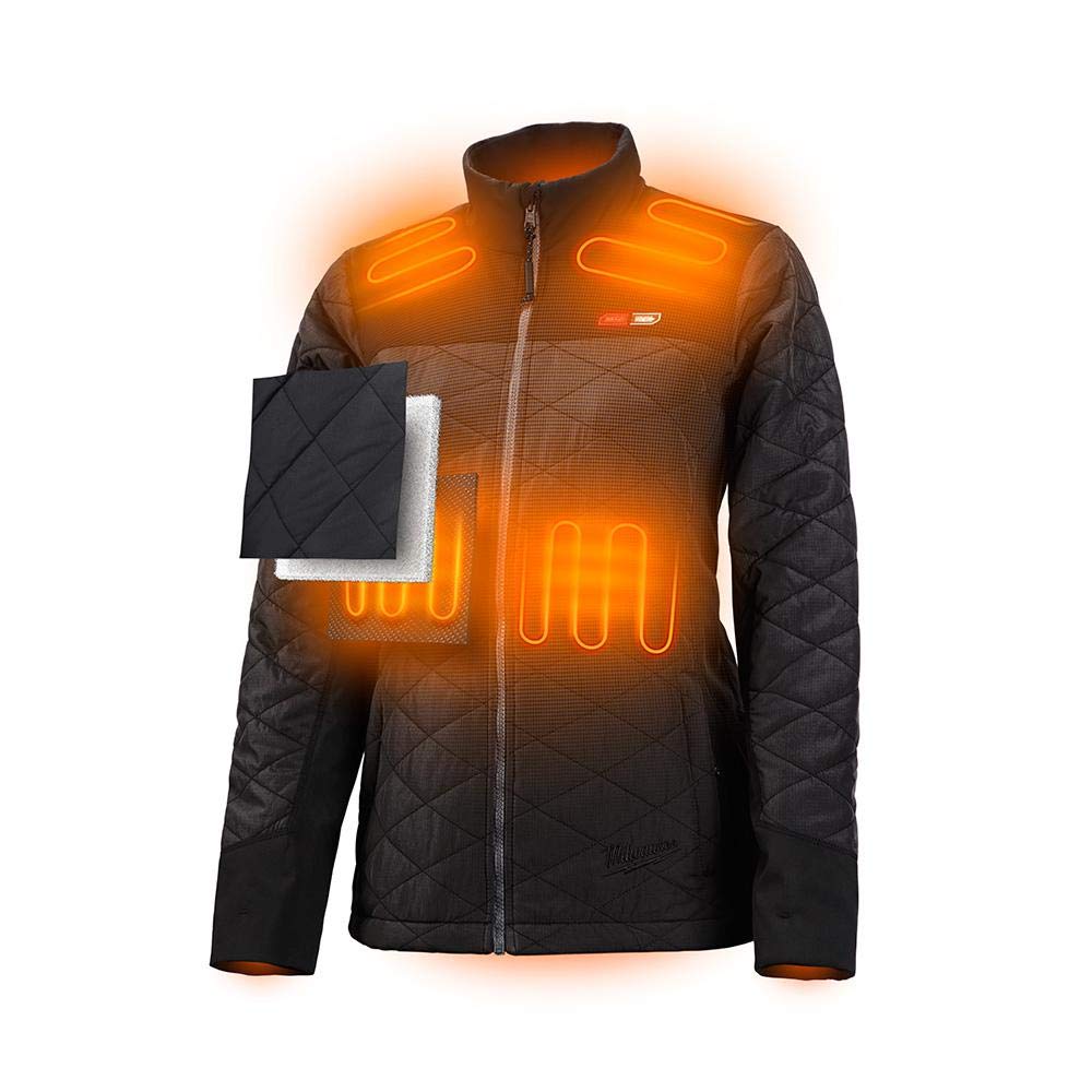 Milwaukee M12 Heated Women's Axis Jacket - Battery-Powered Winter Jacket with Adjustable Heat Settings - Perfect for Cold Weather Work & Outdoor Activities
