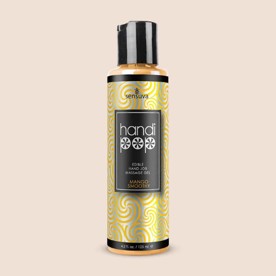 Sensuva Handipop Cinnamon Pastry Scented Massage Gel - 4.2 Oz Moisturizing Lotion for Relaxation & Stress Relief - Perfect for Spa, Home Use & Self-Care Routines