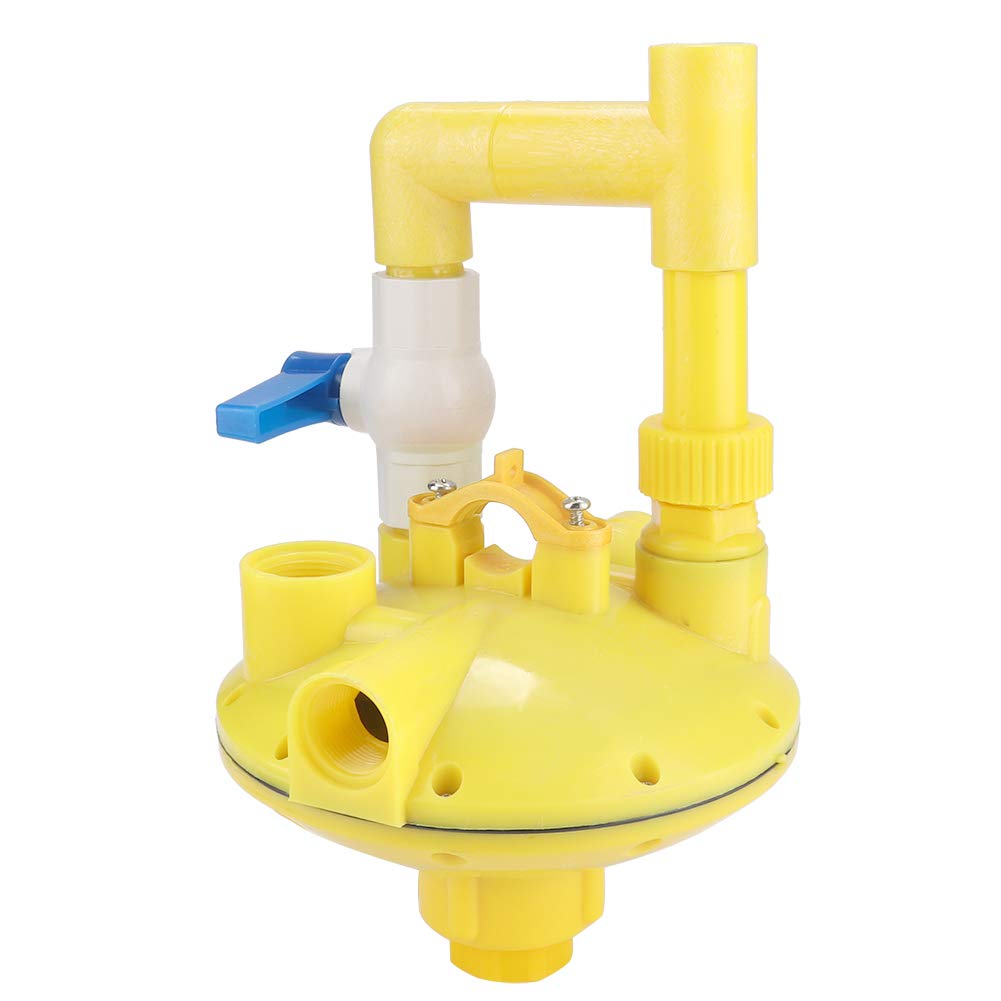 Secure Water Line Regulator with Pressure Reducing Valve for Outdoor Farmed Chicken Coops and Poultry Watering Systems